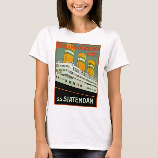 s.s. Statendam T Shirt (Framsida)