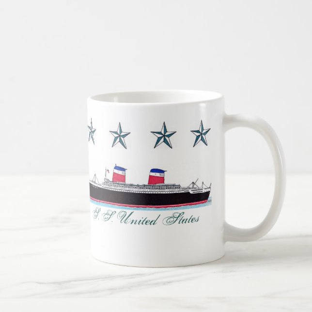S.S. United States - mugg (Höger)