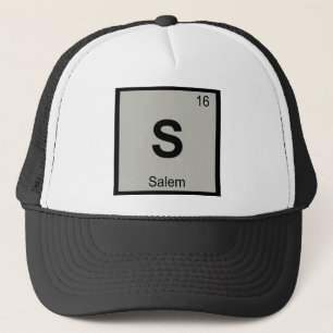S - Salem Oregon Kemi Periodiska Systemet Symbol Keps
