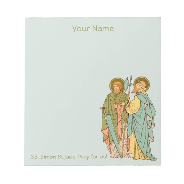 S. Simon & Jude Thaddeus (RLS 16) 5,5"x6" Anteckningsblock (Framsida)