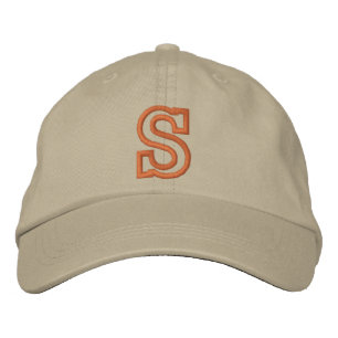 ’S’ Small Athletic Brev Broderad Keps