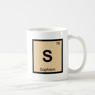 S - Sofism Filosofi Kemi Periodiska Systemet Kaffemugg