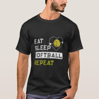 S Softboll N Softbollspelare T Shirt