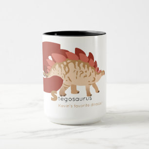 S som Stegosaurus Mugg