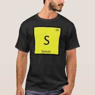 S - Somalisk kattkemi Periodiska systemet Element Tröja
