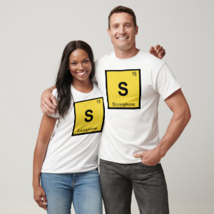 S - Sousaphone Chemistry Periodic Bord Music T-shirt