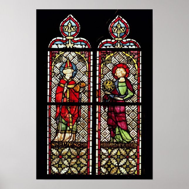 S. Sylvester och John Evangelist Poster (Framsidan)