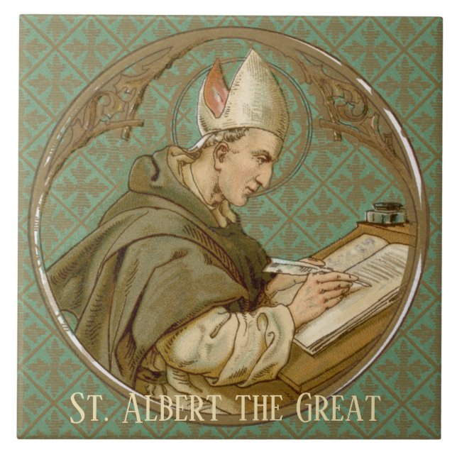 S:t Albert den store (BK 013) Kakel 1 (Framsidan)