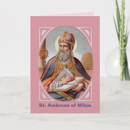 S:t Ambrosius av Milano (BEN 001) Kort