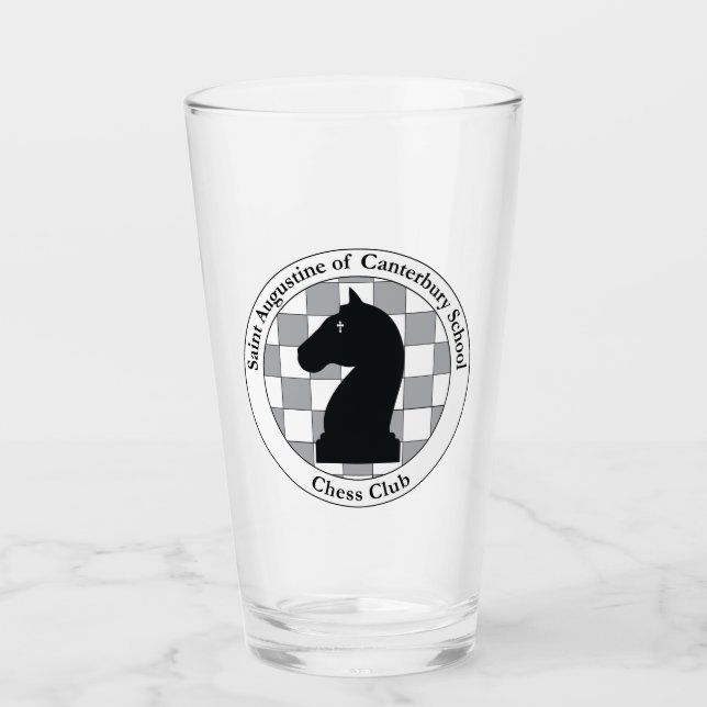 S:t. A's Chess Klubb Drinking Glass Glaskopp (Framsida)