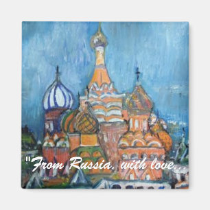 S:t Basil's, Moskva "Från Ryssland.." Magnet