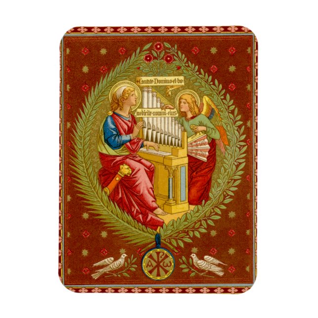 S:t Cecilia från Rom (SNV 36) Magnet (Vertikal)