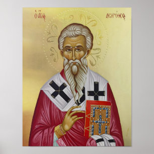 S:t Dorotheus av Tyrus Ortodox ikontryck Poster