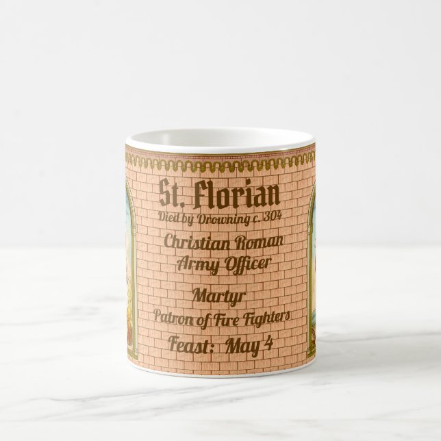 S:t Florian av Lorch (BK 32) Kaffe Mugg 2 (Center)