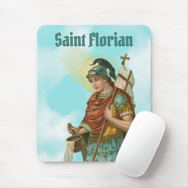 S:t Florian med hinken (Klart väder; M 019) Musmatta (Med mus)