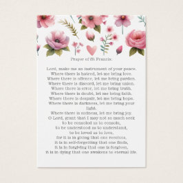 S:t Francis, borgmästare Visitkort