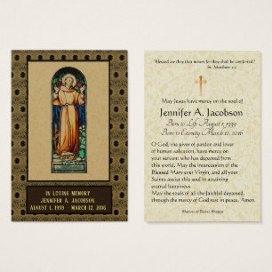 S:t Francis of Assisi Heliga Visitkort