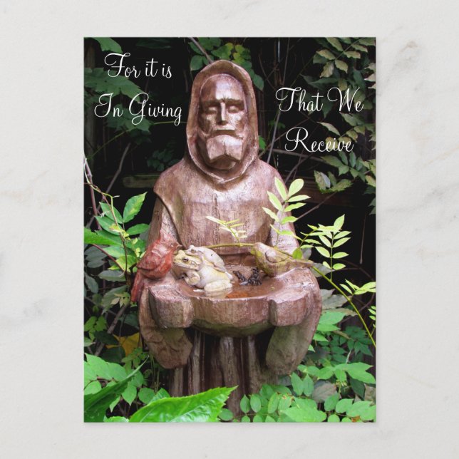 S:t Francis of Assisi Postcard Vykort (Framsida)