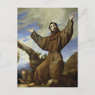 S:t Franciskus av Assisi 1642 Vykort