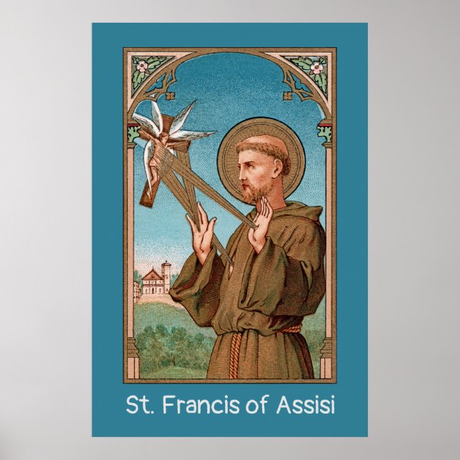 S:t Franciskus av Assisi, Pater Seraphicus (SAU 04 Poster (Framsidan)