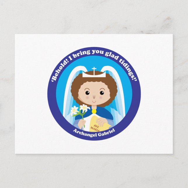 S:t Gabriel Ärkeängel Vykort (Framsida)