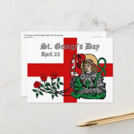 S:t George's Day Postcard (Nürnbergversion) Vykort