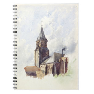 S:t Germain des Pres-kyrkan Paris Anteckningsbok
