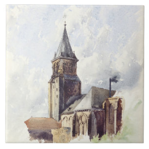 S:t Germain des Pres-kyrkan Paris Kakelplatta