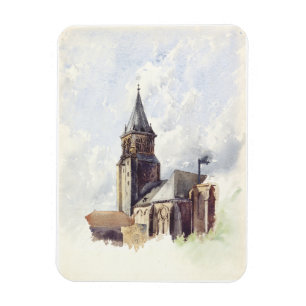 S:t Germain des Pres-kyrkan Paris Magnet