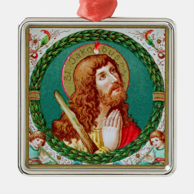 S:t Jakob den mindre (JMAS 05) Julgransprydnad Metall (Framsidan)