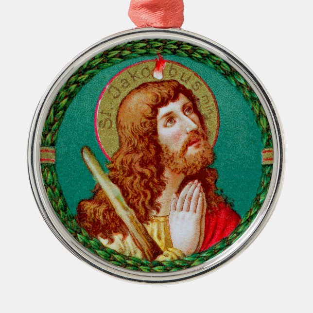 S:t Jakob den mindre (JMAS 05) Julgransprydnad Metall (Framsidan)