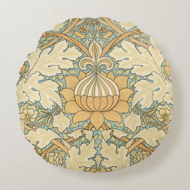 S:t James av William Morris, Akantusblad Rund Kudde (Framsidan)
