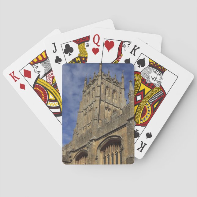 S:t James kyrktorn, Chipping Camden Spelkort (Baksidan)