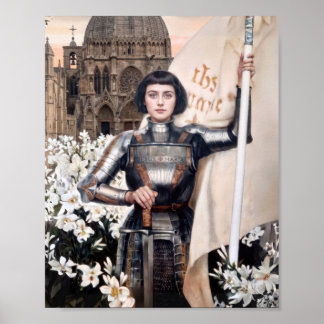 S:t Johanna av Arks skyddshelgon Frankrike Jeanne  Poster