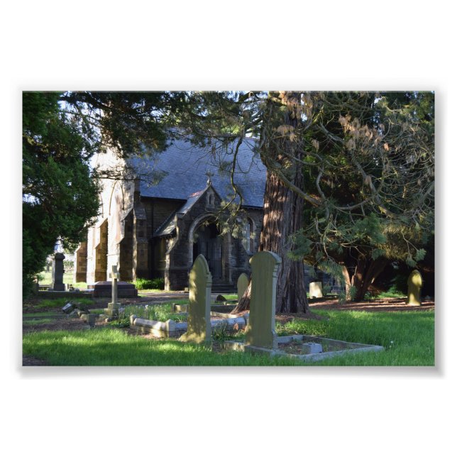 S:t Johannes Döparens kyrka, Rogerstone Fototryck (Framsidan)