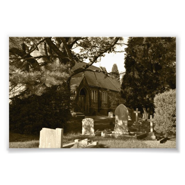 S:t Johannes Döparens kyrka, Rogerstone Fototryck (Framsidan)