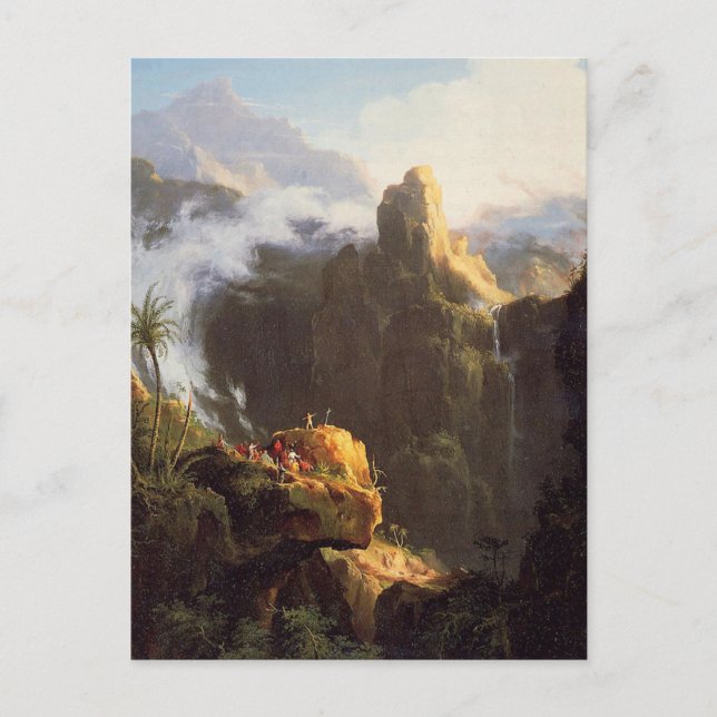 S:t John in the Wilderness av Thomas Cole vykort (Framsida)