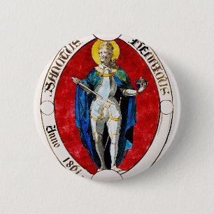 S:t Ludvig IX av Frankrike Beskyddare av kungar Knapp