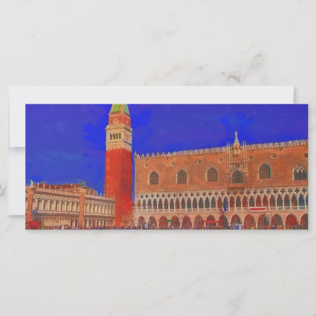 S:t Mars Square Piazzetta-målning (Framsida)