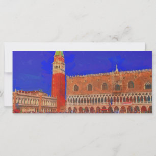 S:t Mars Square Piazzetta-målning