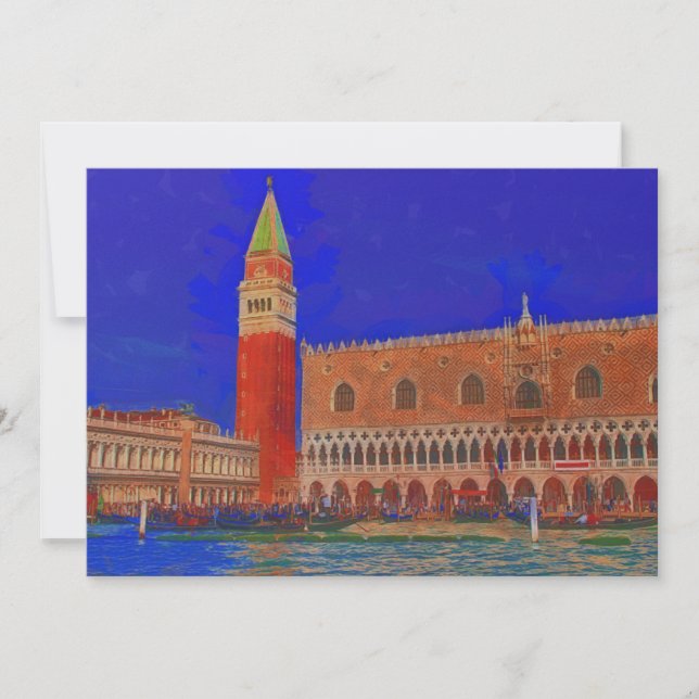 S:t Mars Square Piazzetta-målning (Framsida)