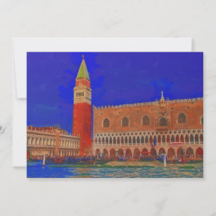 S:t Mars Square Piazzetta-målning