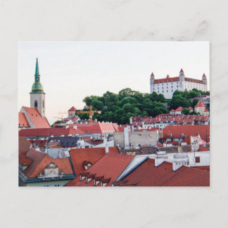 S:t Martins katedral och Bratislava slott Vykort