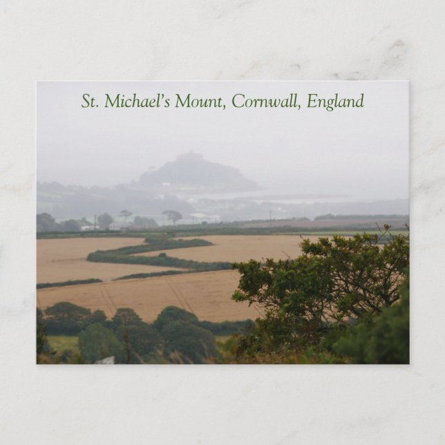 S:t Michael's Mount Cornwall Postcard Vykort (Framsida)