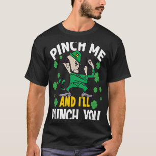 S:t Paddy's klämmer jag och jag Slår dig iriska L T Shirt