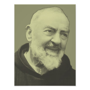 S:t Padre Pio av Pietrelcina Den serafiska prästen Fototryck