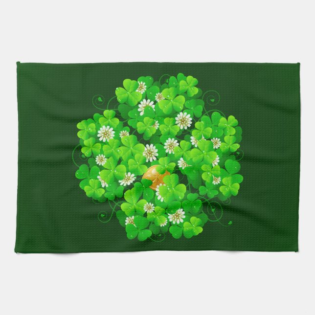 S:t Patrick dag 18A Kitchen Towel Kökshandduk (Horisontell)