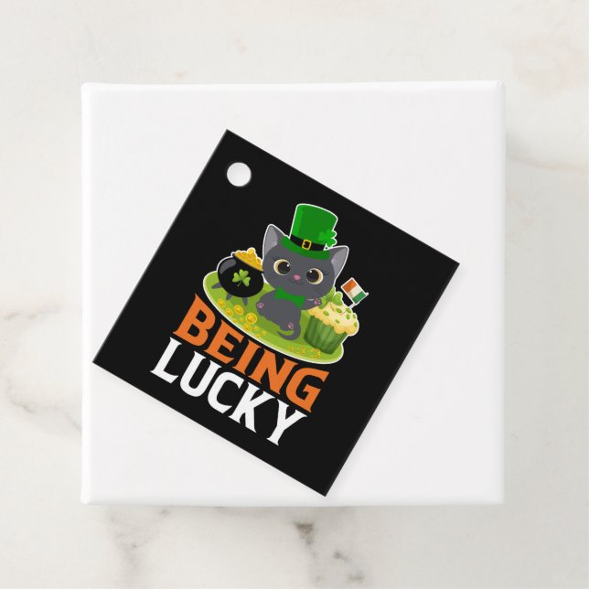 S:t Patrick-dagen är Lucky Gåvor Etiketter (På plats)