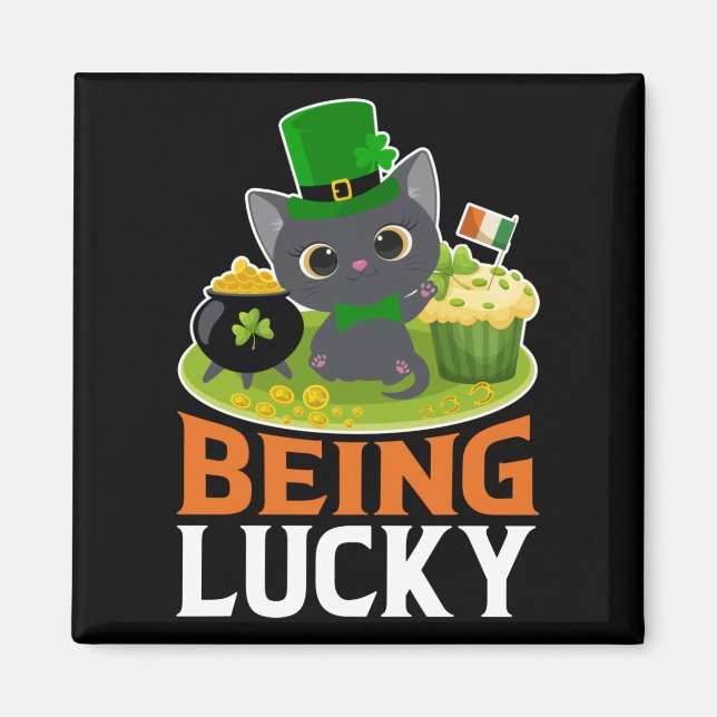 S:t Patrick-dagen är Lucky Magnet (Framsidan)