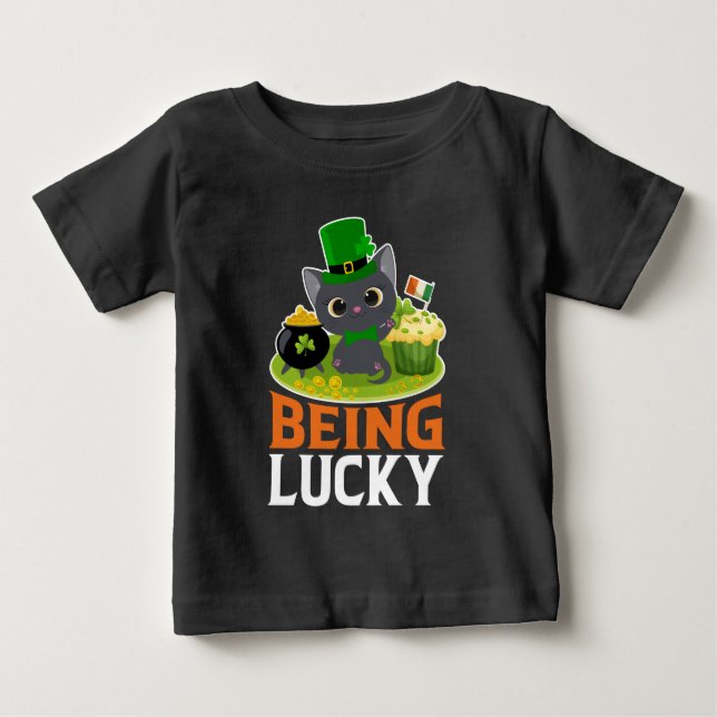 S:t Patrick-dagen är Lucky T Shirt (Framsida)